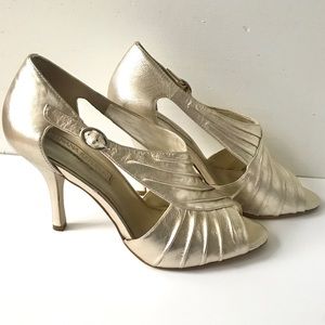Banana Republic Linnette Champagne Heels